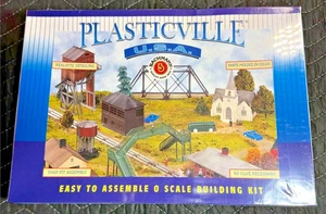 Bachmann 45986-LCCA Plasticville Municipal Airport Hangar Kit O Gauge With Box - Picture 1 of 6