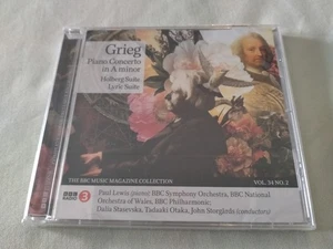 GRIEG Piano Concerto etc Paul Lewis Dalia Stasevska new sealed 2025 BBC CD album - Picture 1 of 2