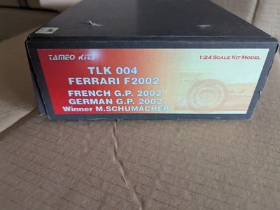 TAMEO KITS FERRARI F1-2002 FRENCH GERMAN GP WINNER SCHUMACHER 1/24 VINTAGE - Immagine 1 di 4