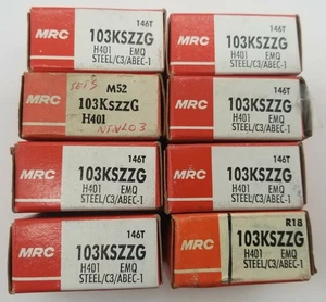 One(1) MRC 103KSZZG Radial\Deep Groove Ball Bearing - Picture 1 of 4