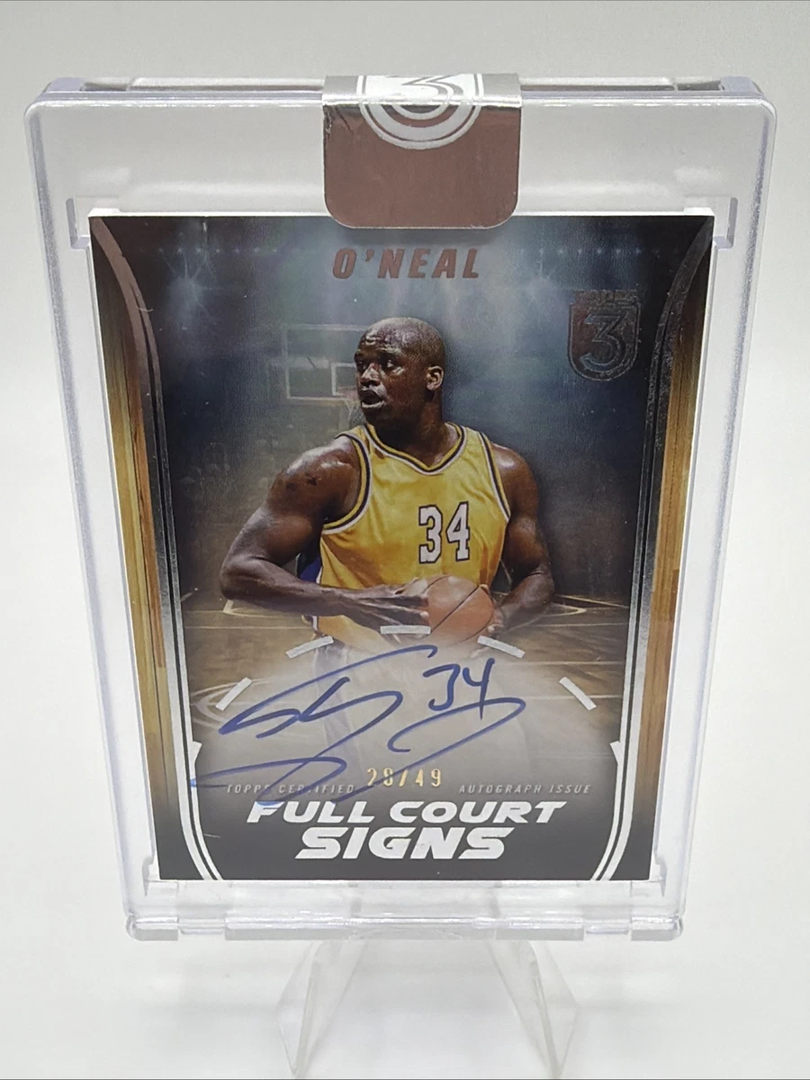 その他 Crown e SHAQUILLE O'NEAL AUTO Shaquille O'Neal Autographed Basketball Trading Cards for sale | eBay