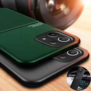 Case For Xiaomi 11T 12T 13T Redmi Note 13 Pro 11S Magnetic Metal Leather Cover - Zdjęcie 1 z 16