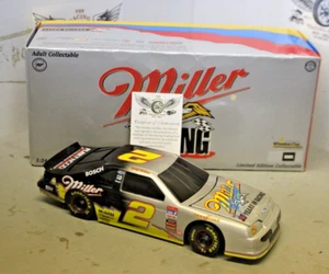 1996 Rusty Wallace Miller 25 Years 1/24 Action Black W. Bank Diecast Autographed - Picture 1 of 3