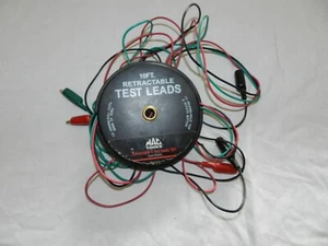 Mac Tools Retractable 3 test leads 10ft - Picture 1 of 5