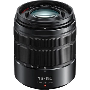 New Panasonic LUMIX G Vario 45-150mm F4-5.6 ASPH. MEGA O.I.S Lens Black Micro4/3 - Picture 1 of 5