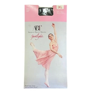 ABT American Ballet Theatre Spotlights Youth XL Black 1 Pair - Picture 1 of 2