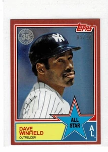 2018 TOPPS MINI ON DEMAND 1983 RED INSERT 83AS-66 DAVE WINFIELD #d 04/10 - Picture 1 of 1