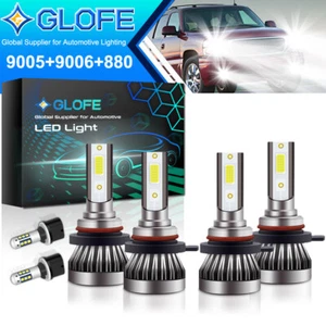 6X For Pontiac Aztek 2001-2005 6x 9005 9006 880 LED Headlight Fog Light Kit Mini - Picture 1 of 8