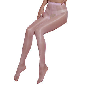 Women Pantyhose Sheer Hosiery Thigh Stockings Elastic Underwear Lingerie Glossy