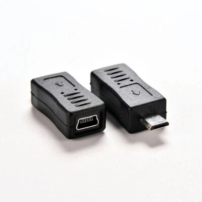 Mini USB Female to Micro USB Male Adapter Converter Connector Data Sync Power... - Image 1 of 4