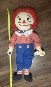 1980s Applause Knickerbocker Vintage 36" Raggedy Andy Doll - Picture 1 of 2