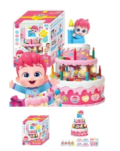 Pinkfong BebeFinn Birthday Cake Twinkle Candle Melody Nursery Song Kid Toy Gift - Picture 1 of 18