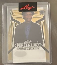 2023 Leaf Pop Century Gold Unsigned Proof Samuel L Jackson Proof 1/1