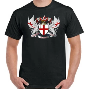 CAMISETA DE DÍA ST GEORGES, Inglaterra Templario Dragón Londres Abrigo de Brazo Fútbol Rugby - Imagen 1 de 29