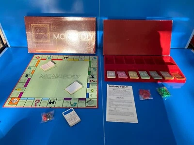 Monopoly Classique MIRO PARKER - Jeux de société ROUGE ancien Livré Gratuit N°1 - Photo 1/4