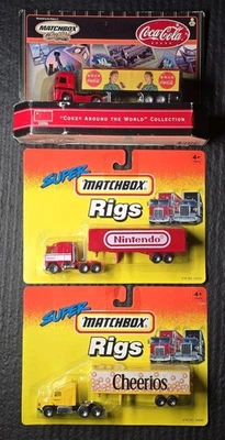 1993 MATCHBOX SUPER RIGS NINTENDO 34330 CHEERIOS COKE AROUND THE WORLD BUNDLE - Image 1 of 4