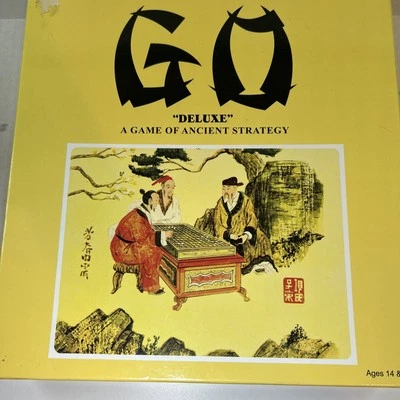 Go Deluxe Hansen Board Game Oriental Strategy Wood-Stones Chinese Strategy Pre-O - Image 1 of 4