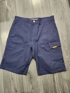 BLACKSMITH NAVY Work Shorts Mens 34 - Picture 1 of 4