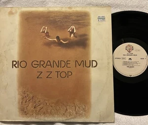 ZZ TOP : RIO GRANDE MUD (1972) Warner Bros VINYL RECORD - GERMAN IMPORT PRESSING - Picture 1 of 7