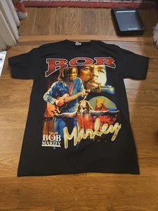Safa USA Bob Marley Tee Shirt Exodus Reggae Concert Size Medium 2 Sided - Picture 1 of 6