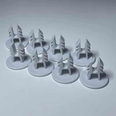 Lote de 8 tapas de extremo de varilla ClosetMaid SuperSlide sistema de almacenamiento de armario de 1-1/4" Foto 1 de 4