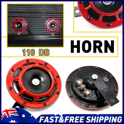 12V Super Loud Motorcycle Universal Car Electric Bike Horn ATV Waterproof 110dB - image 1 of 4