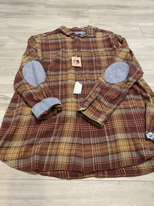 Cremieux Classics Men’s XLT Tall Brown Plaid Classic Fit L/S Button Down -Elbows - Picture 1 of 17