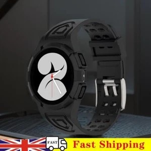 TPU Integrated Case + Strap for Samsung Galaxy Watch FE/6/5/4 40MM (Black) - Zdjęcie 1 z 7
