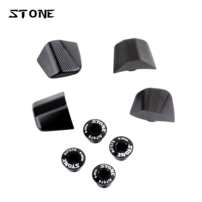 STONE Chainring Bolts Alloy Chainwheel Screws Nuts for FC-9000 R7000 R8000 R9100 - Image 1 of 4