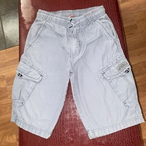 Union Bay Cargo Size 10 Gray Shorts Zipper Button And Tie - Picture 1 of 4