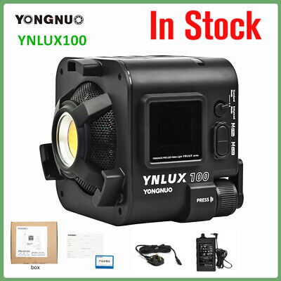 Yongnuo YNLUX100 Protable Led Video Light 3200K-5600K Outdoor COB Balanced Light • 148.83€