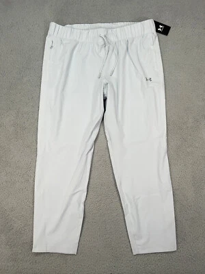 Under Armour Pants Womens 2XL XXL Gray Squad 3.0 Warmup Drawstrings FLAW READ - Image 1 of 4