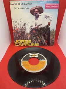 JORGE CAFRUNE Zamba de un Cantor / Tata Juancho 1977 Promocion Starlux Vinilo 7” - Imagen 1 de 2