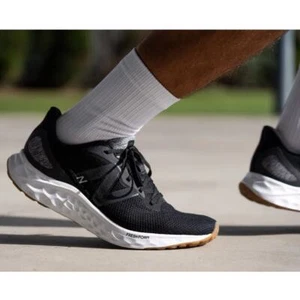 New Balance Mens 13 Black Fresh Foam Arishi V4 Running Shoes Lace Up P1-96 - Picture 1 of 10