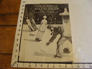 Vintage Book: Graphic Works of Max Klinger, 74 plates, 1977 - Picture 1 of 5