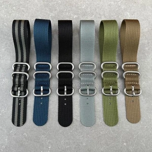 HEAVY DUTY Zulu NATO Watch Strap Nylon Band G10 Military 18mm 20mm 22mm - Picture 1 of 42