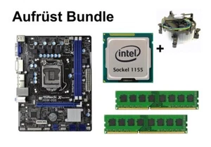 Bundle - ASRock H61M-DGS + Intel Core i5 2ème / 3ème génération + 4 Go - 16 Go de RAM au choix - Photo 1/12