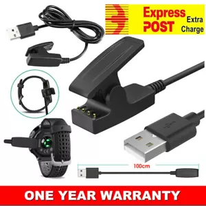USB Charging Charger Cable Clip for Garmin Forerunner 35 230 235 630 645 735XT - Bild 1 von 8