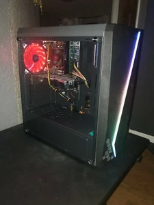 RGB Gaming Pc Desktop Computer, Includes monitor - Picture 1 of 4