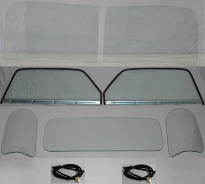 Chevrolet GMC 1947-1950 camioneta 5 ventanas vidrio parabrisas conjunto de puertas negras sellos traseros Foto 1 de 4