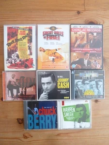 Rock & Roll Konvolut CDs & DVDs Jerry Lee Chuck Berry Memphis Johnny Cash - Bild 1 von 1
