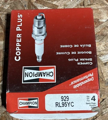 Champion 929 Copper Plus Spark Plug RL95YC - 4 Pack - Image 1 of 2