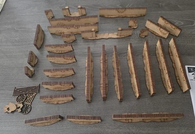 4Ground 28mm Wall Terrain Lot - Image 1 of 4