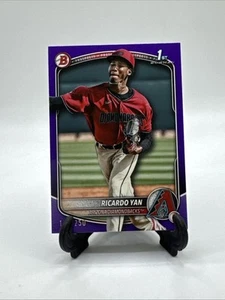 2025 Bowman Ricardo Yan Purple /250 - Picture 1 of 2