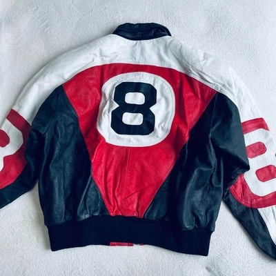 Chaqueta Harajuku Madre Cuero Genuino Rider Talla L Y2K Usada Foto 1 de 4