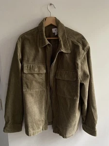 H&M Olive Corduroy Utility Jacket - Picture 1 of 3