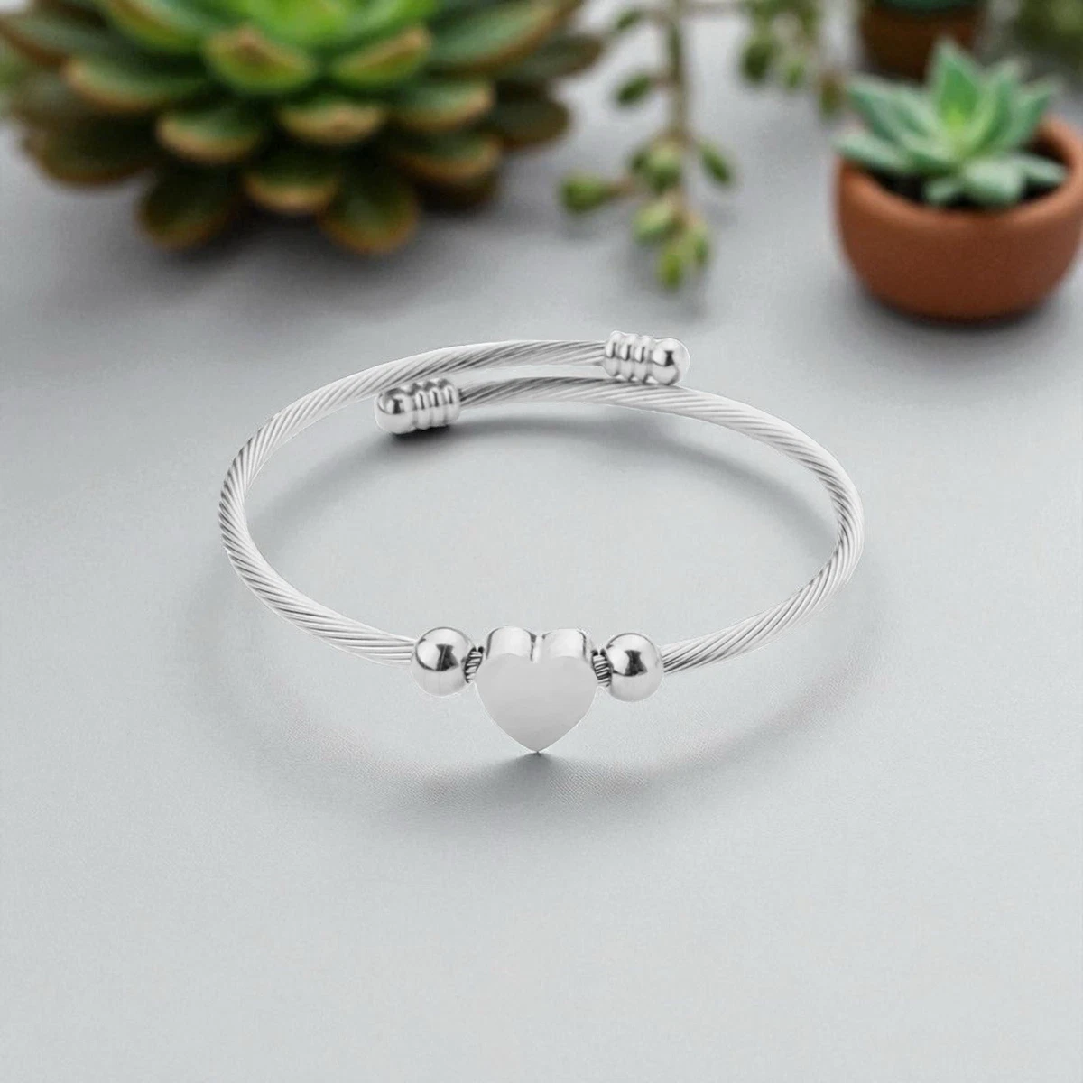 BRAZO ACERO INOXIDABLE PARA ESPEJO