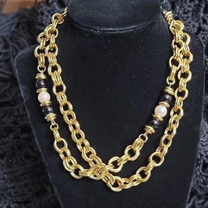 Vintage Park Lane Gold Chain Necklace - Picture 1 of 5