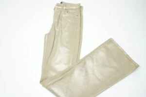 Pantaloni jeans Ralph Lauren Collection viola etichetta bootcut beige glitter taglia 25 NUOVI - Foto 1 di 8