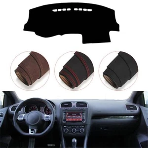 Console Dashboard Suede Mat Protector Sunshield Cover Fit For VW Golf 6 GTI MK6 - Picture 1 of 10